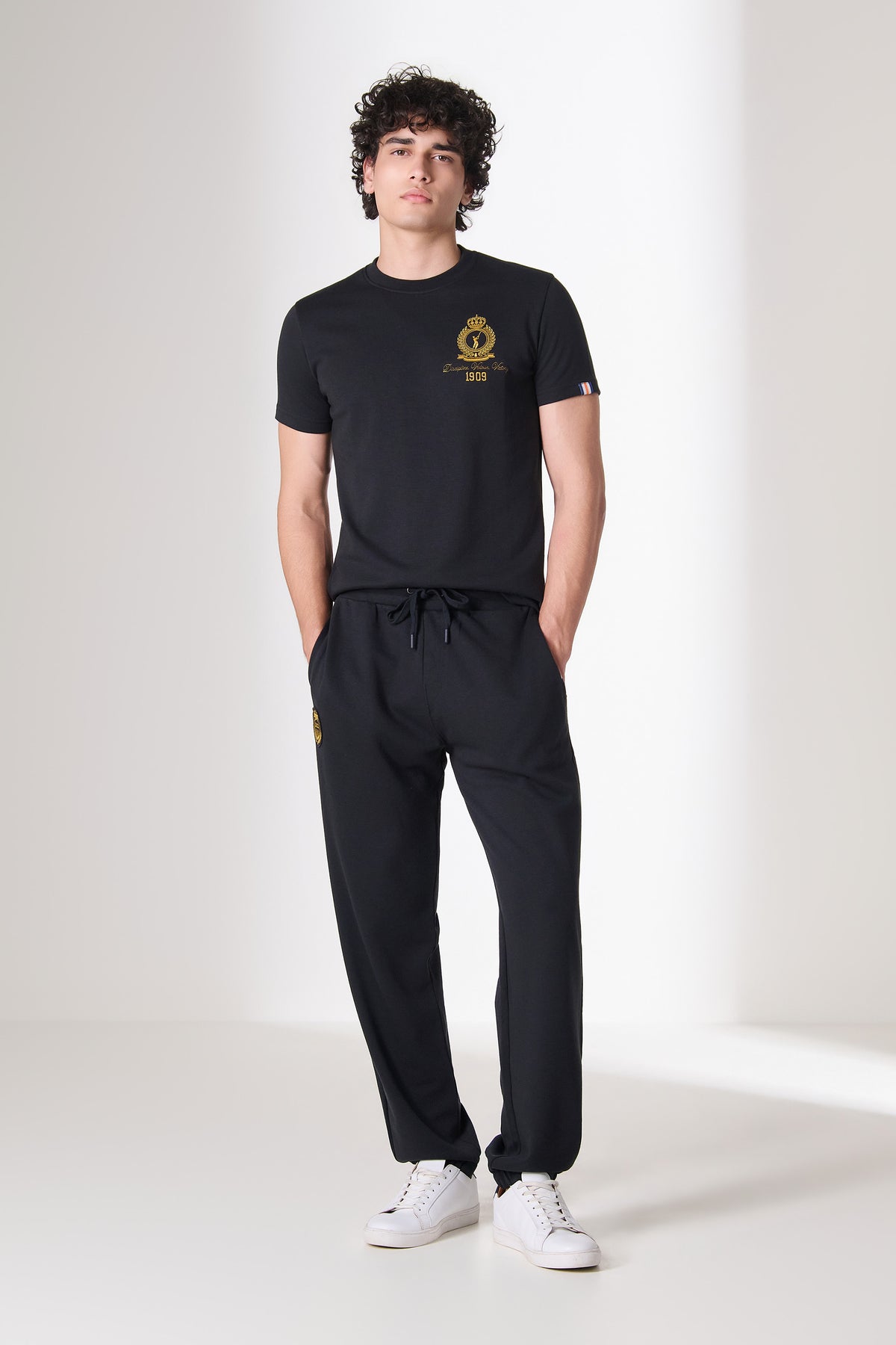 SNCC Black Elasticated Trackpant