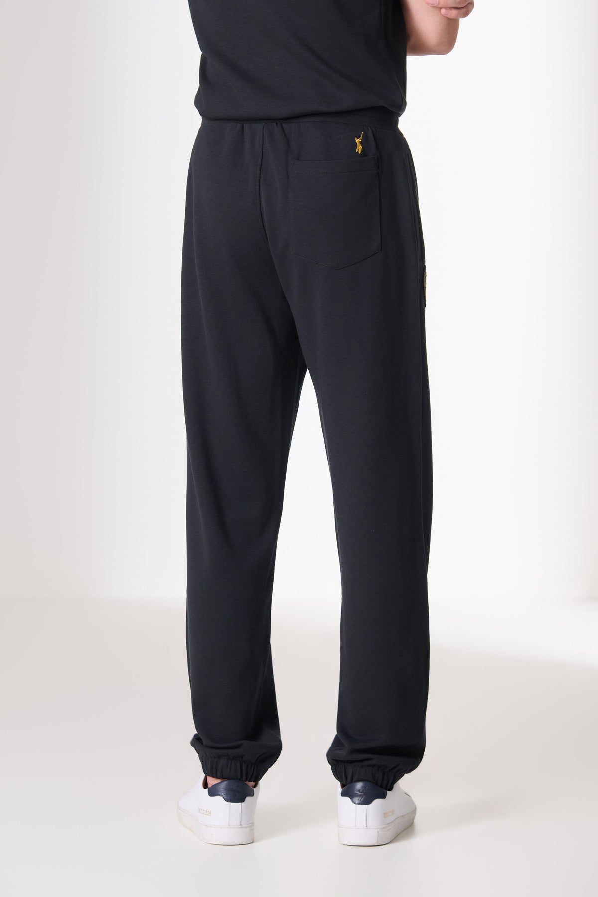 SNCC Black Elasticated Trackpant