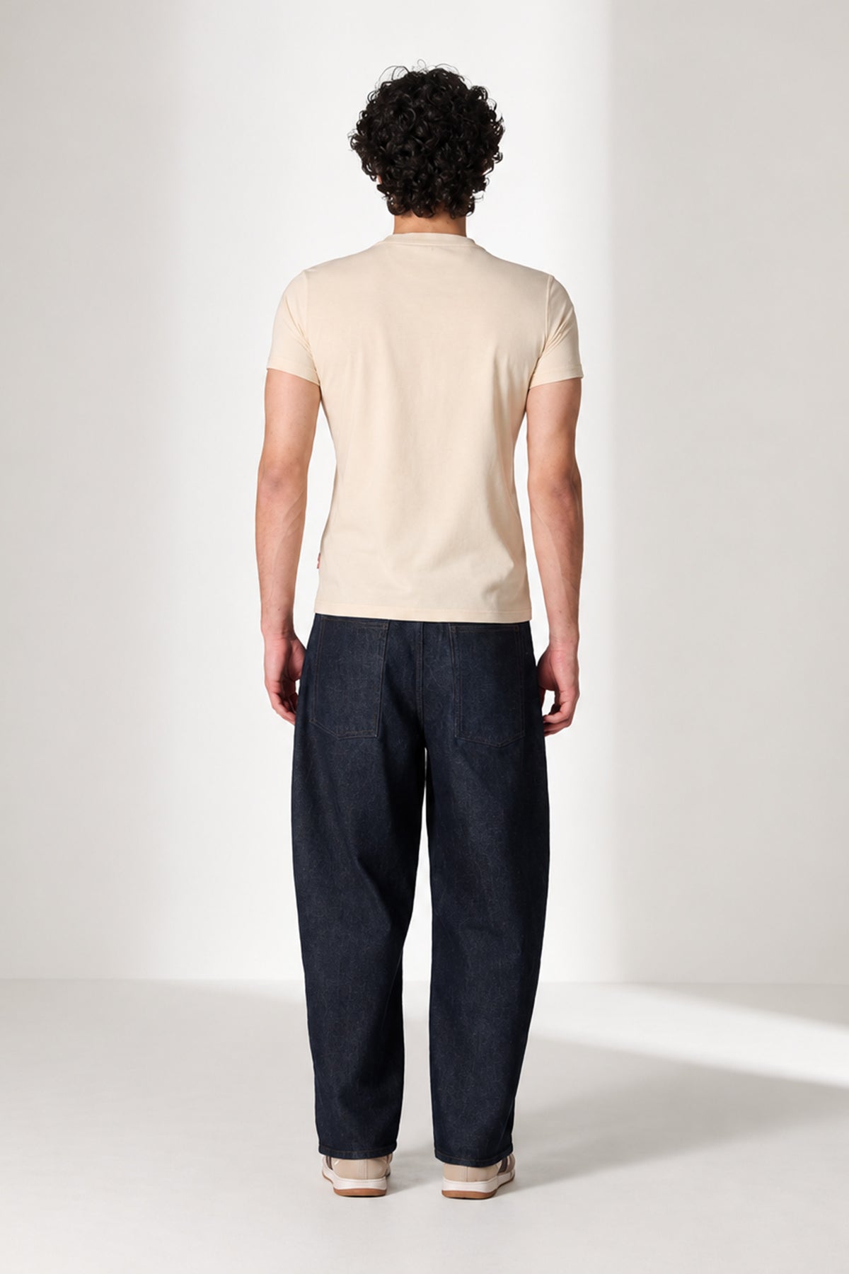 SNCC Beige Batsman Neckline T-Shirt
