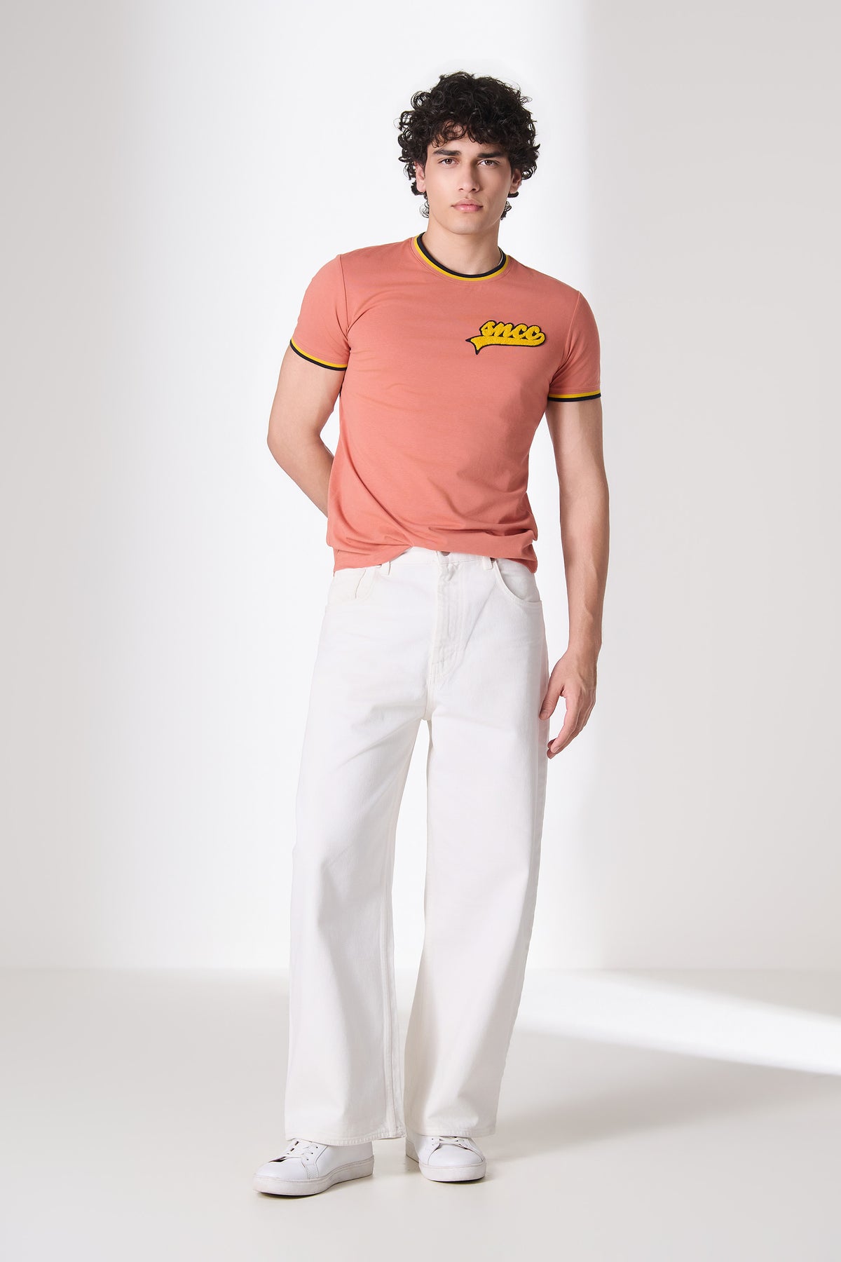 SNCC Clay Pink Script Logo T-Shirt