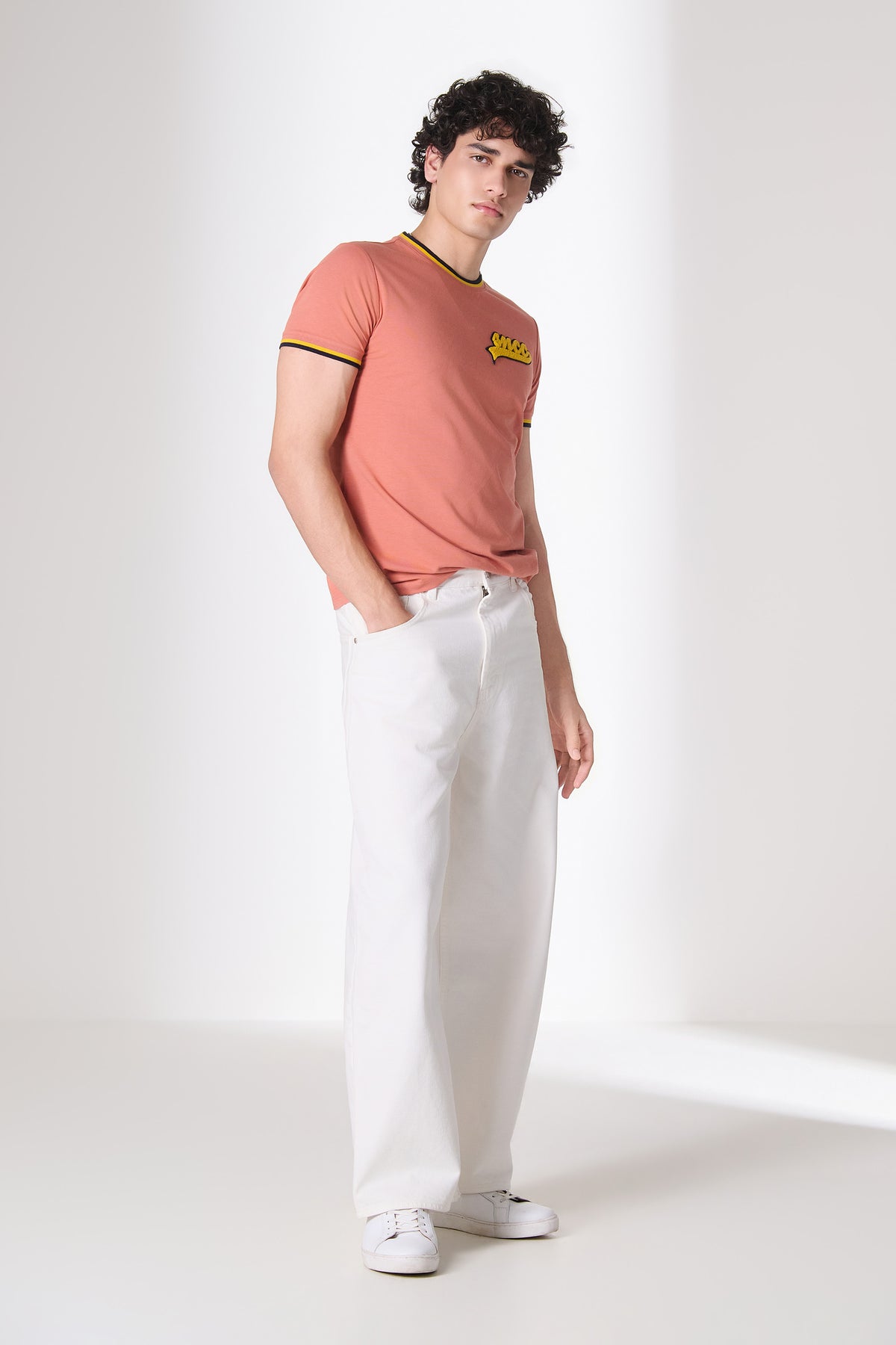 SNCC Clay Pink Script Logo T-Shirt