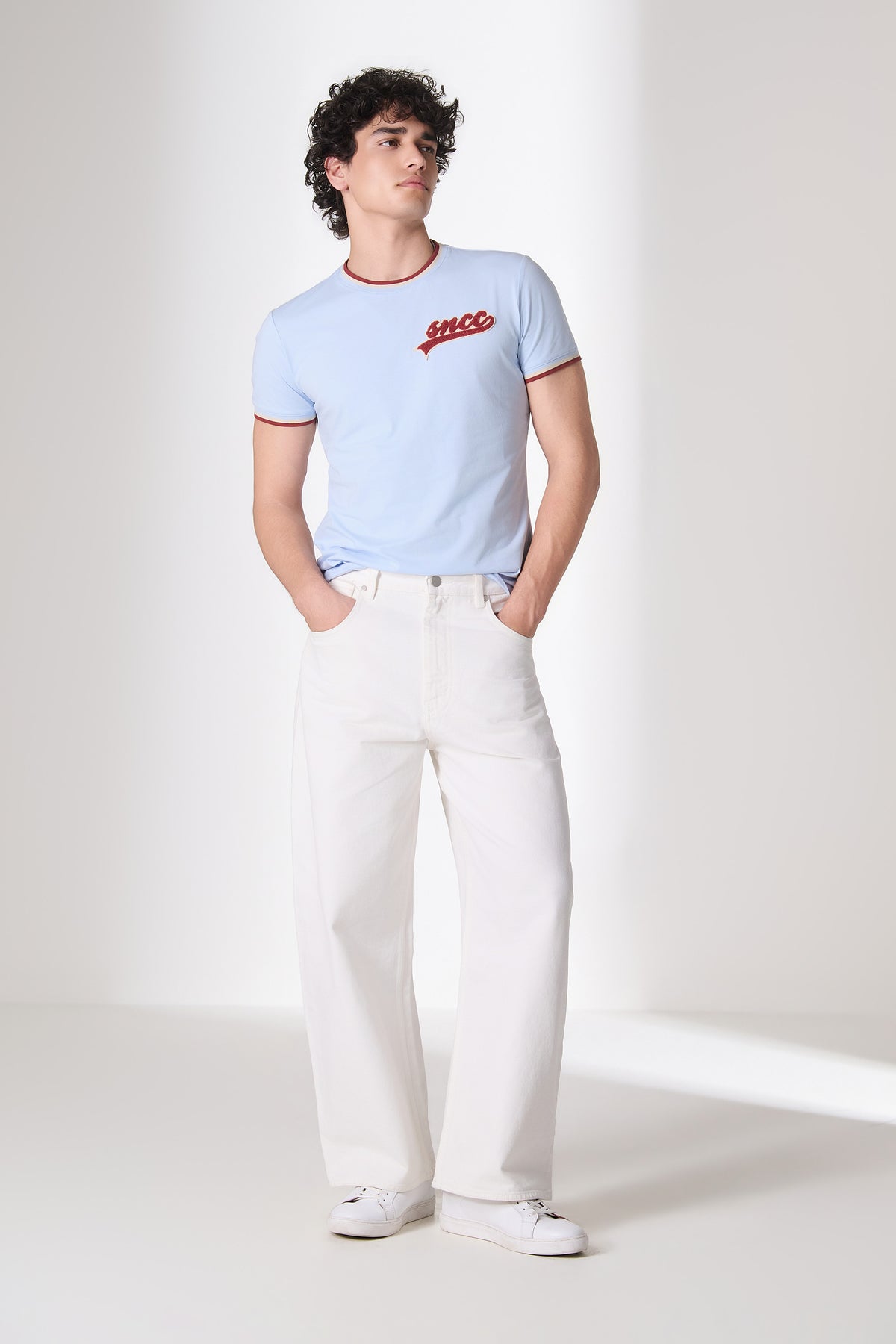 SNCC Blue Script Logo T-Shirt
