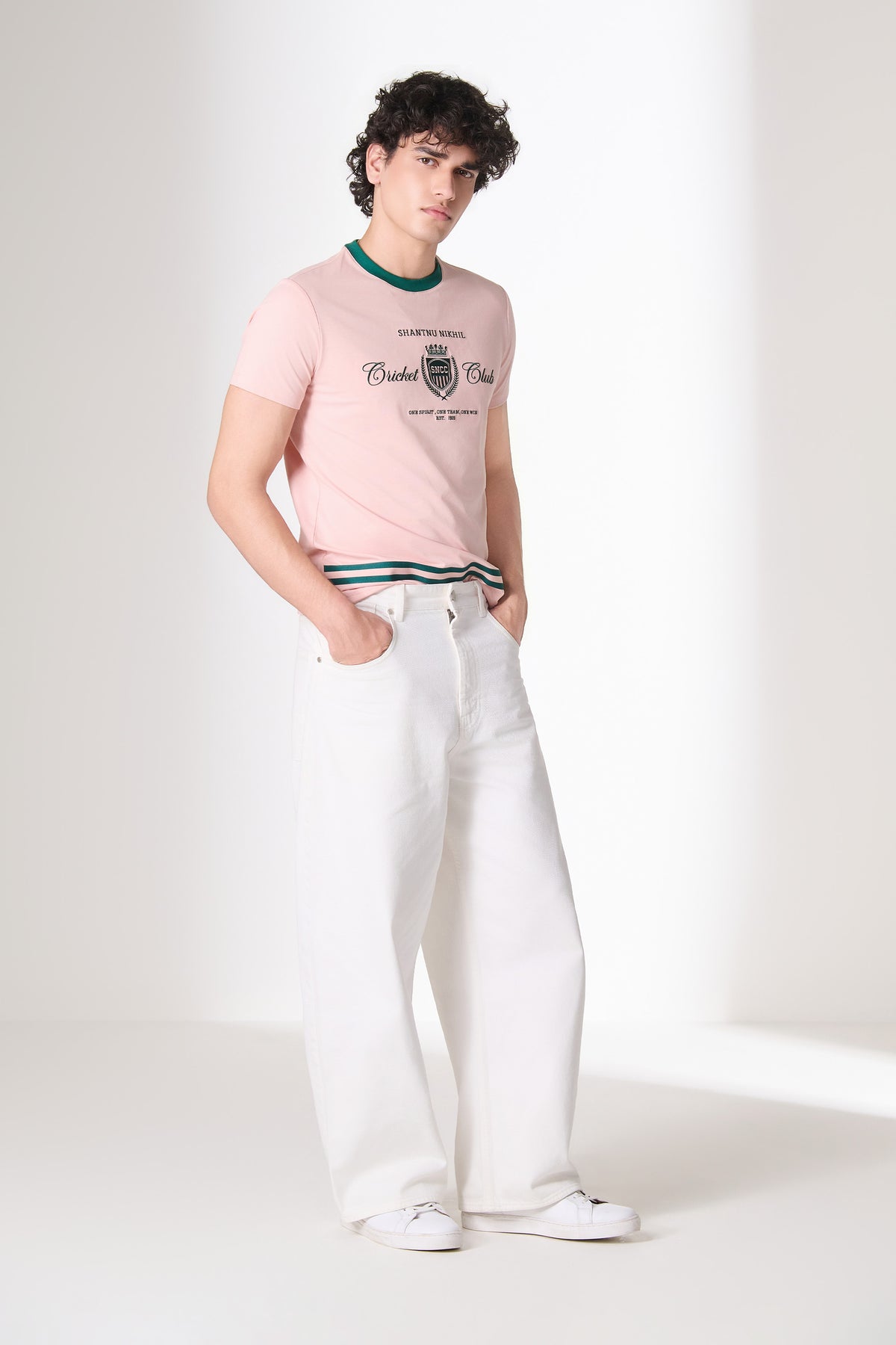 SNCC Pink Cricket Club Graphic T-Shirt
