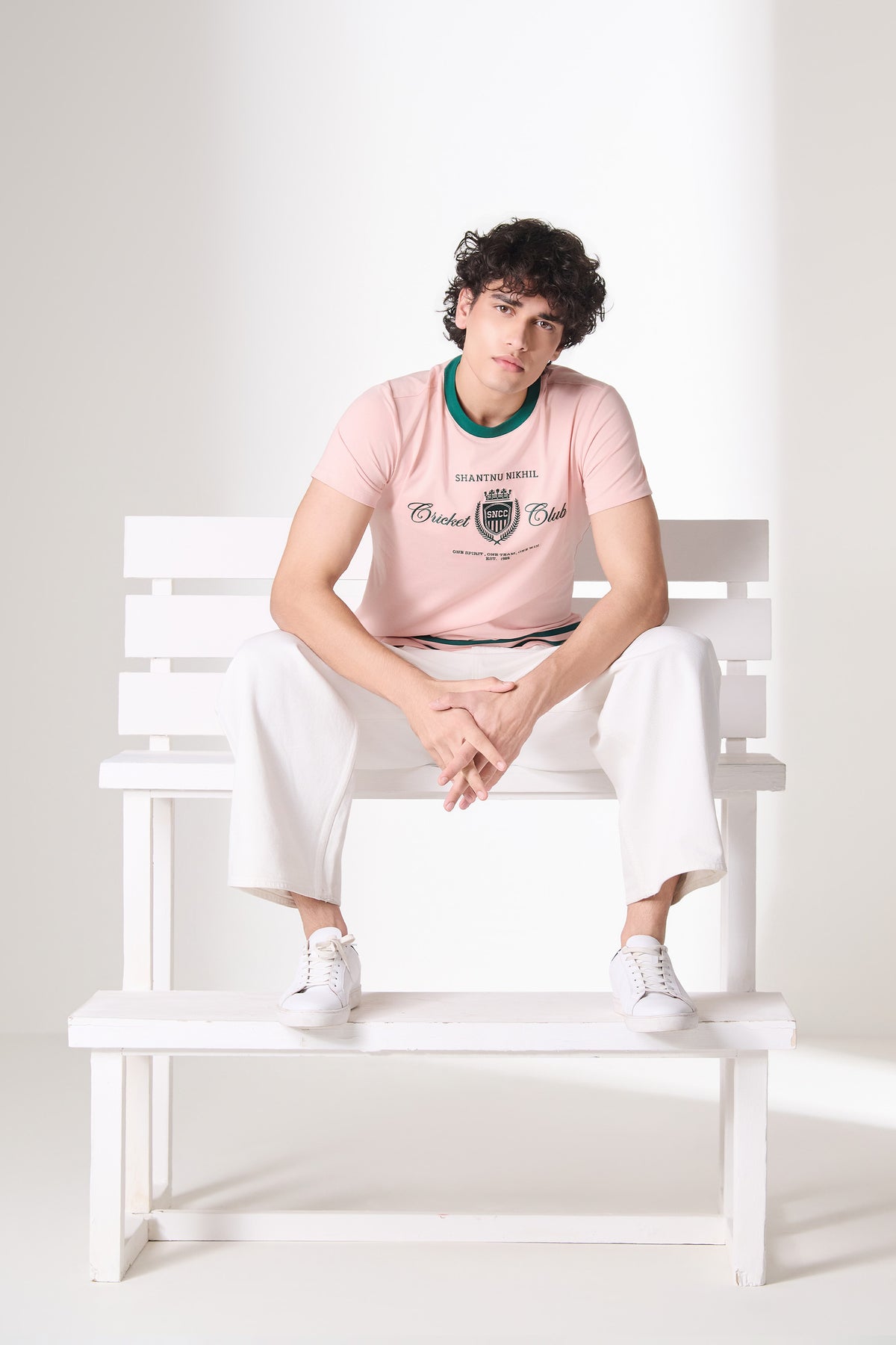 SNCC Pink Cricket Club Graphic T-Shirt