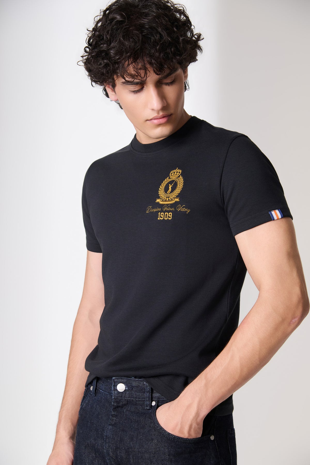 SNCC Black Gold Crest T-Shirt