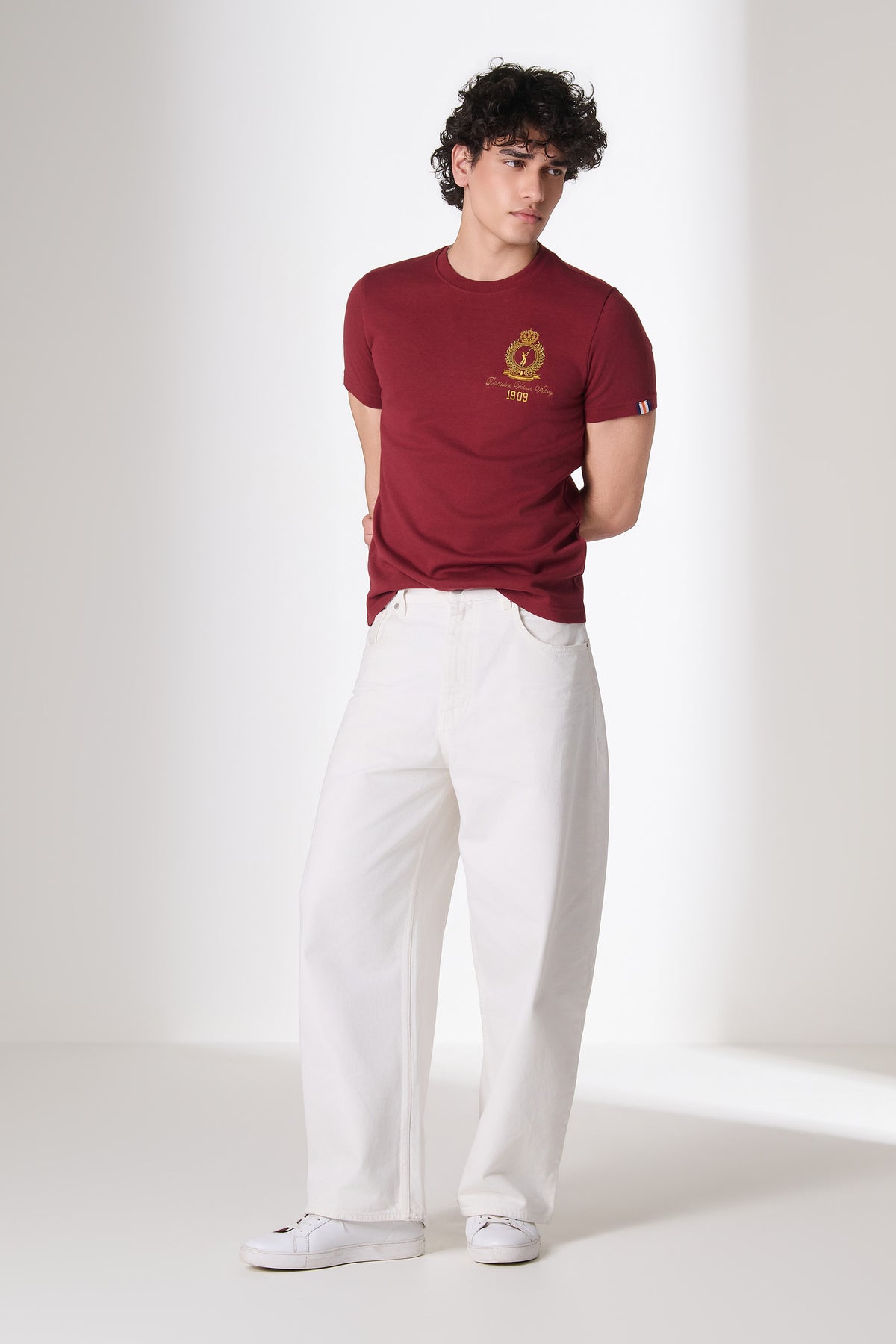 SNCC Burgundy Gold Crest T-Shirt