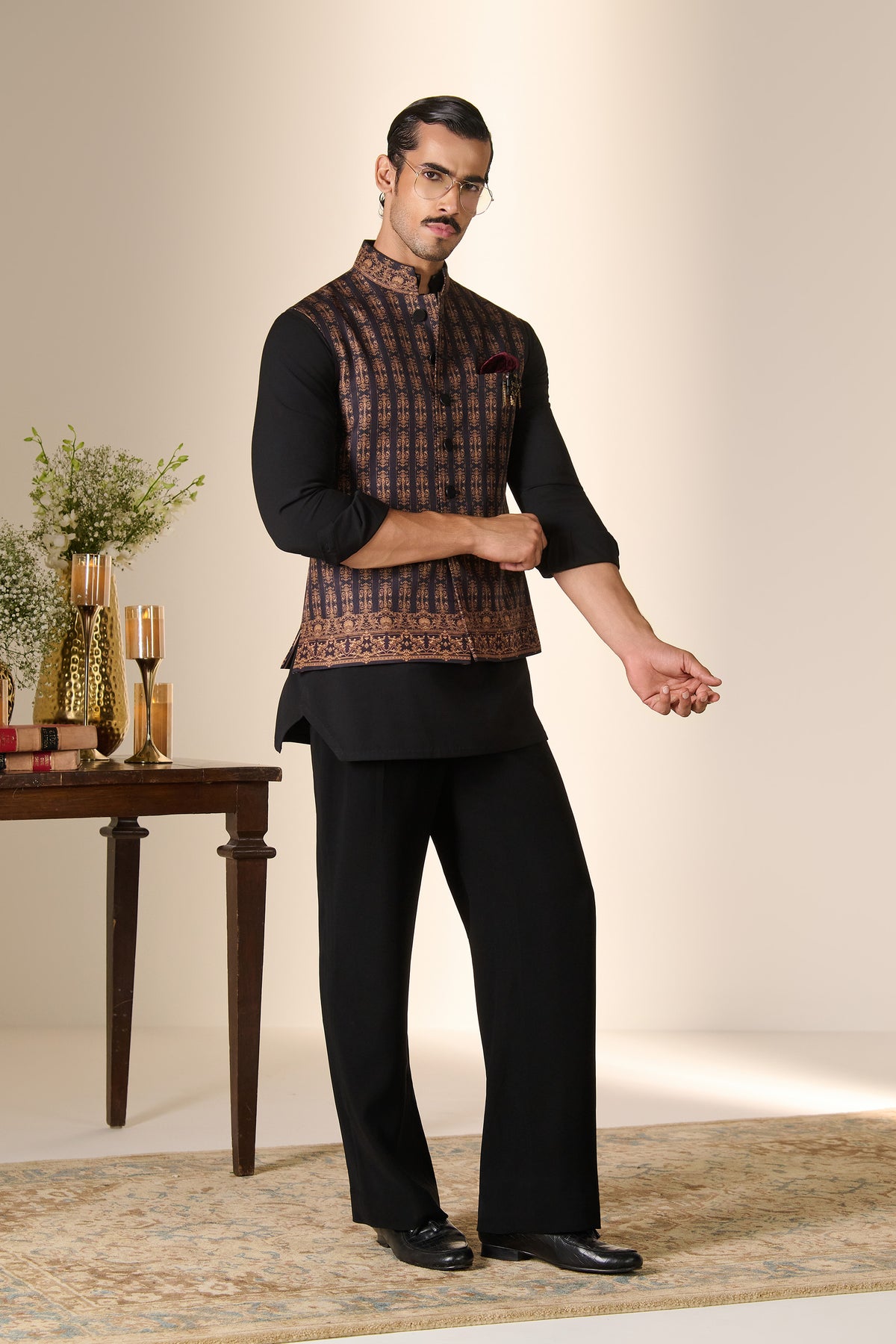 Printed Statement Waistcoat
