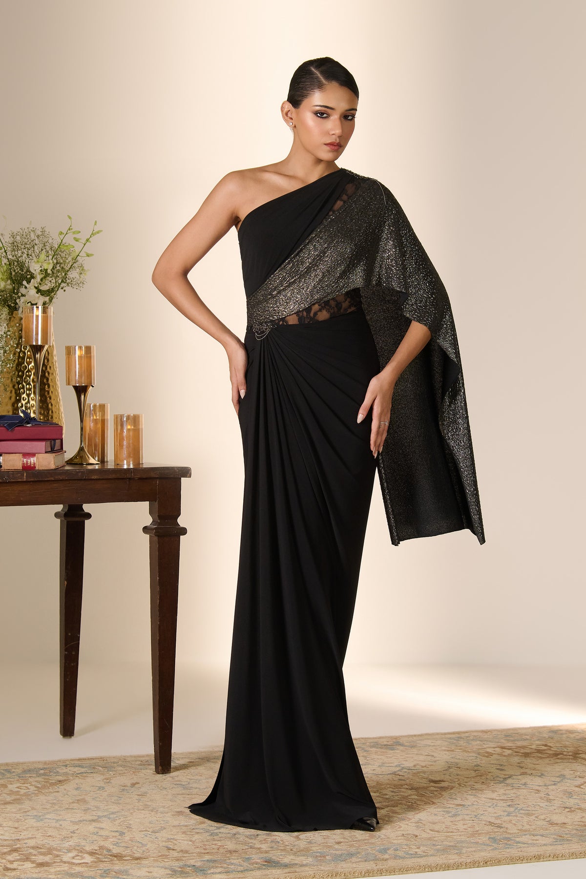 Celestial Drape Saree Gown