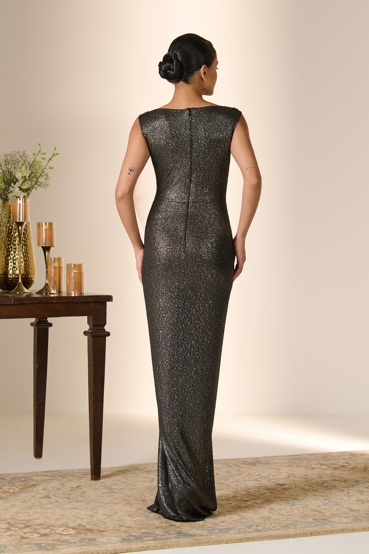 Luminous Drape Saree Gown
