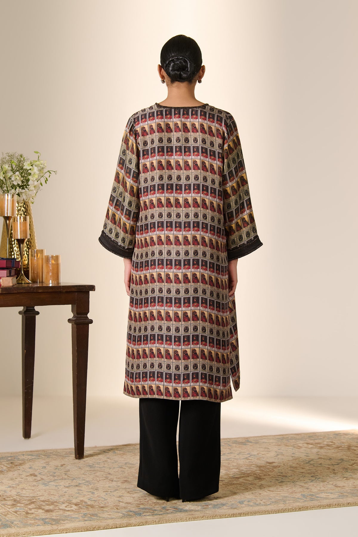 Imperial Stamp Print Kurta