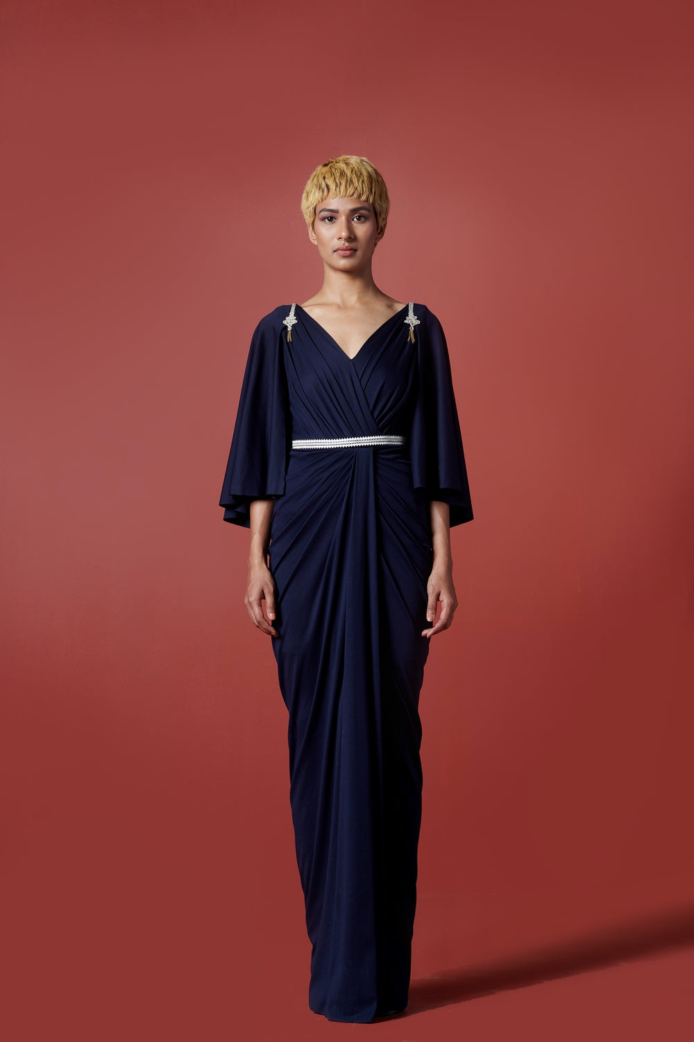 Sergeant Epaulette Saree Gown