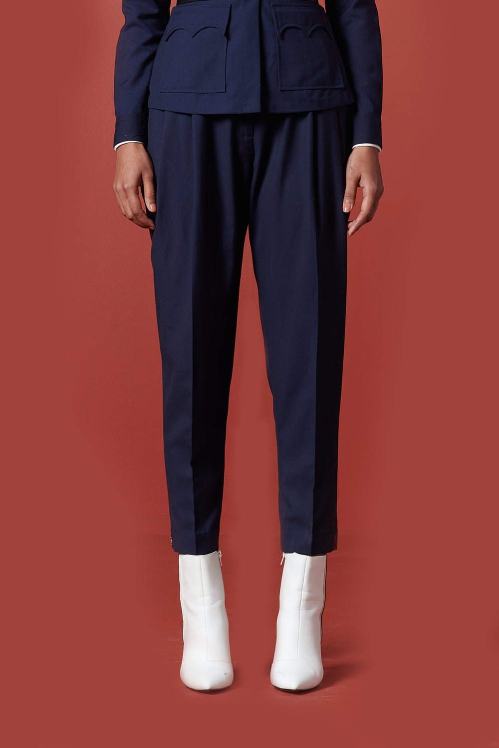 Femme Sepoy Navy Trousers