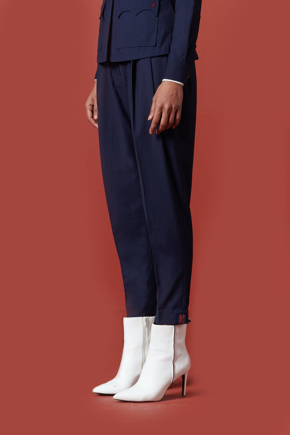 Femme Sepoy Navy Trousers