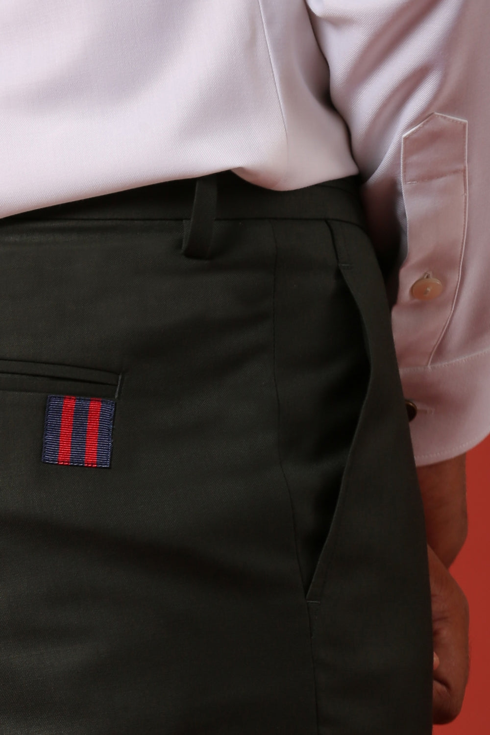 Homme Sepoy Olive Trousers