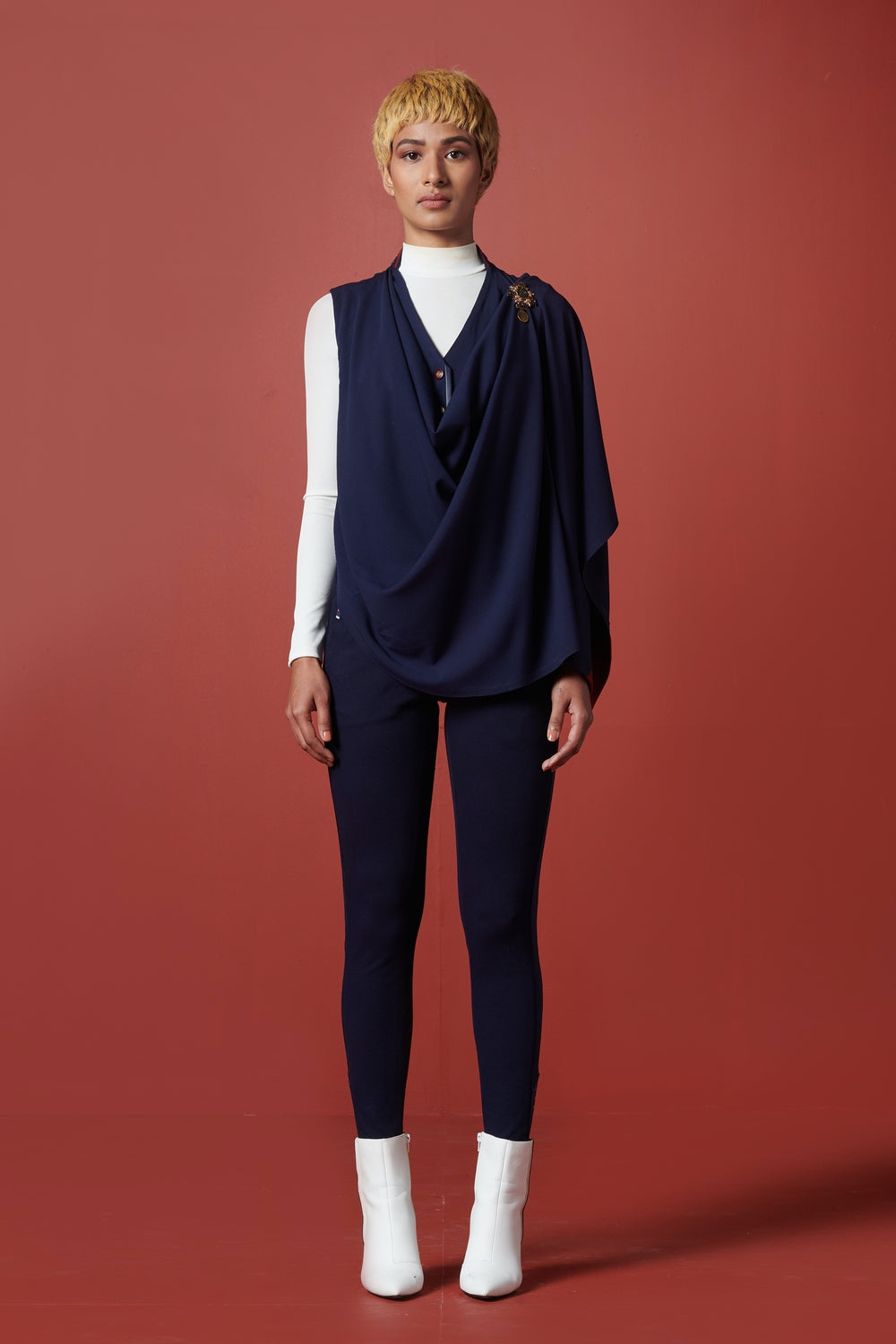 Private Epaulette Drape Shirt