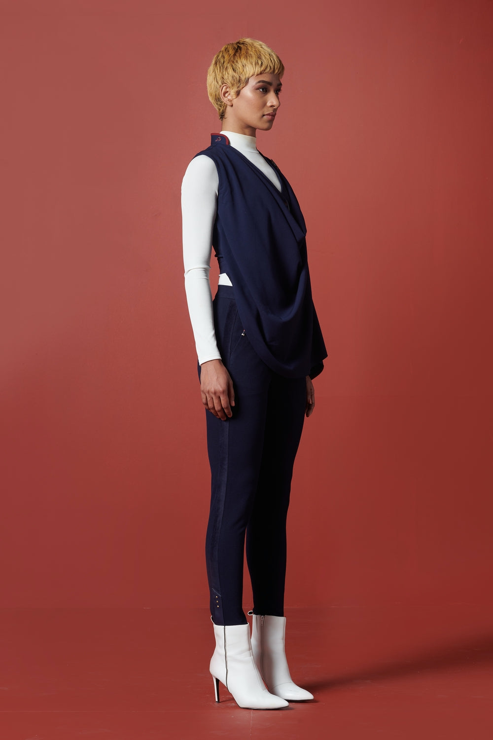 Private Epaulette Drape Shirt
