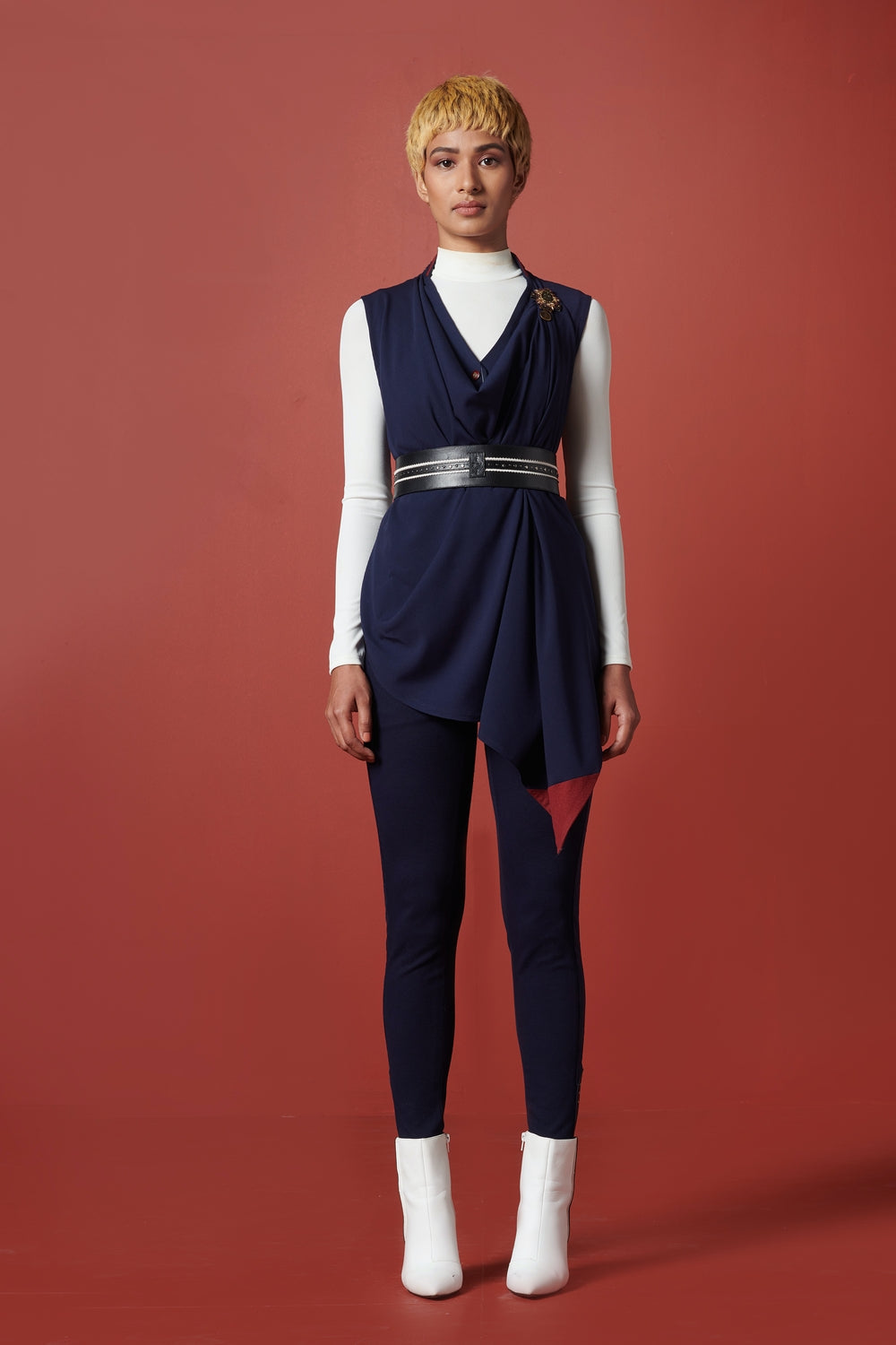 Private Epaulette Drape Shirt