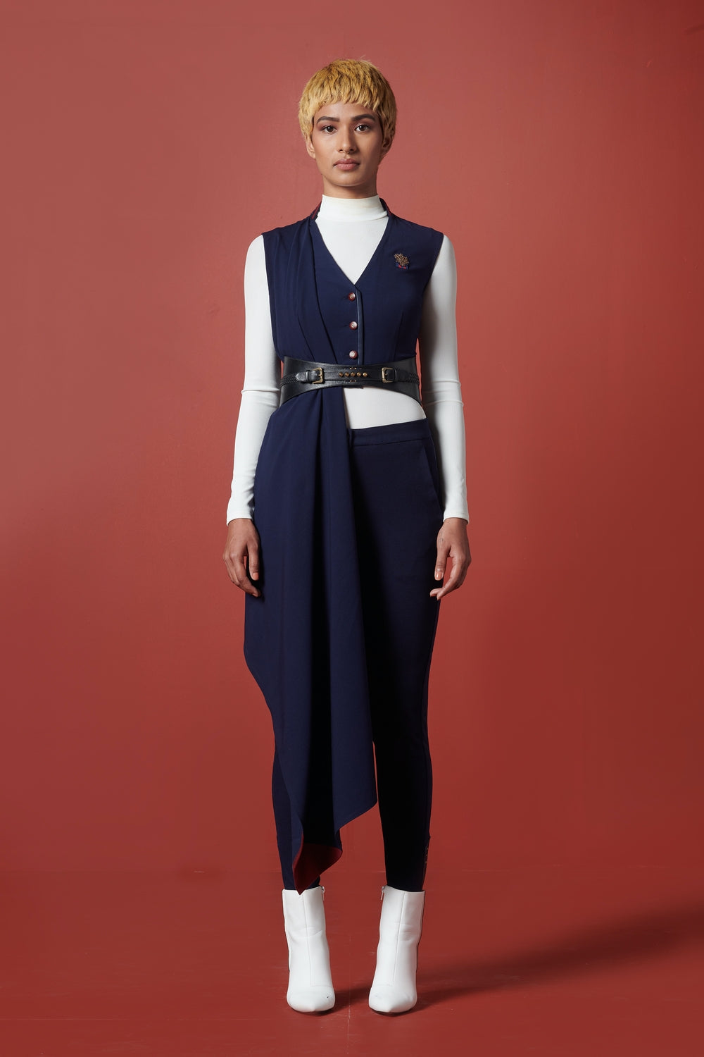 Private Epaulette Drape Shirt