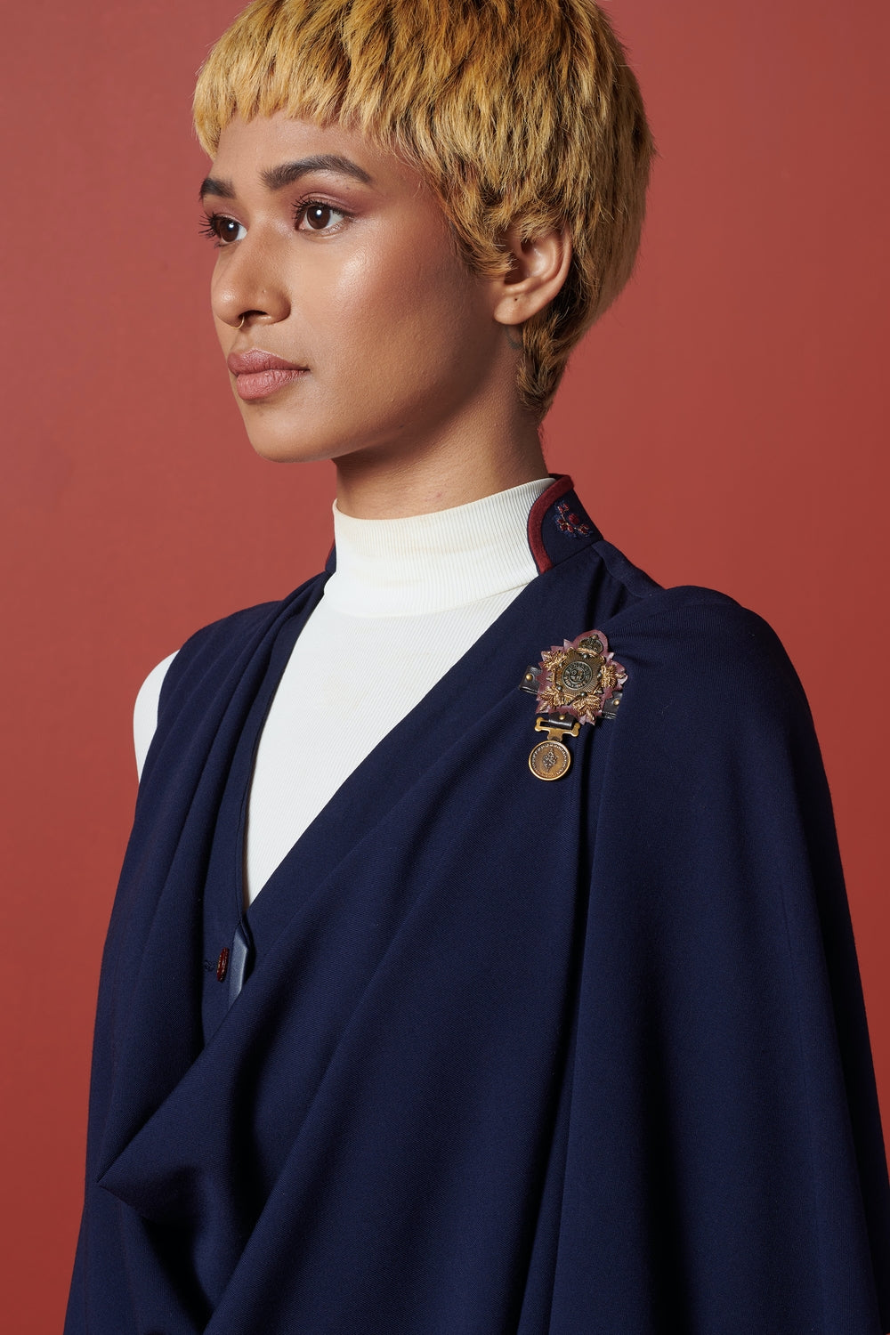 Private Epaulette Drape Shirt