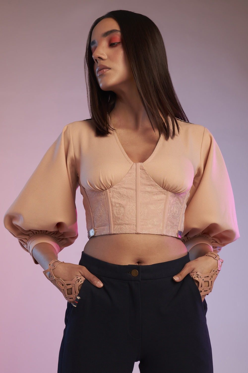 Pink Corset Top