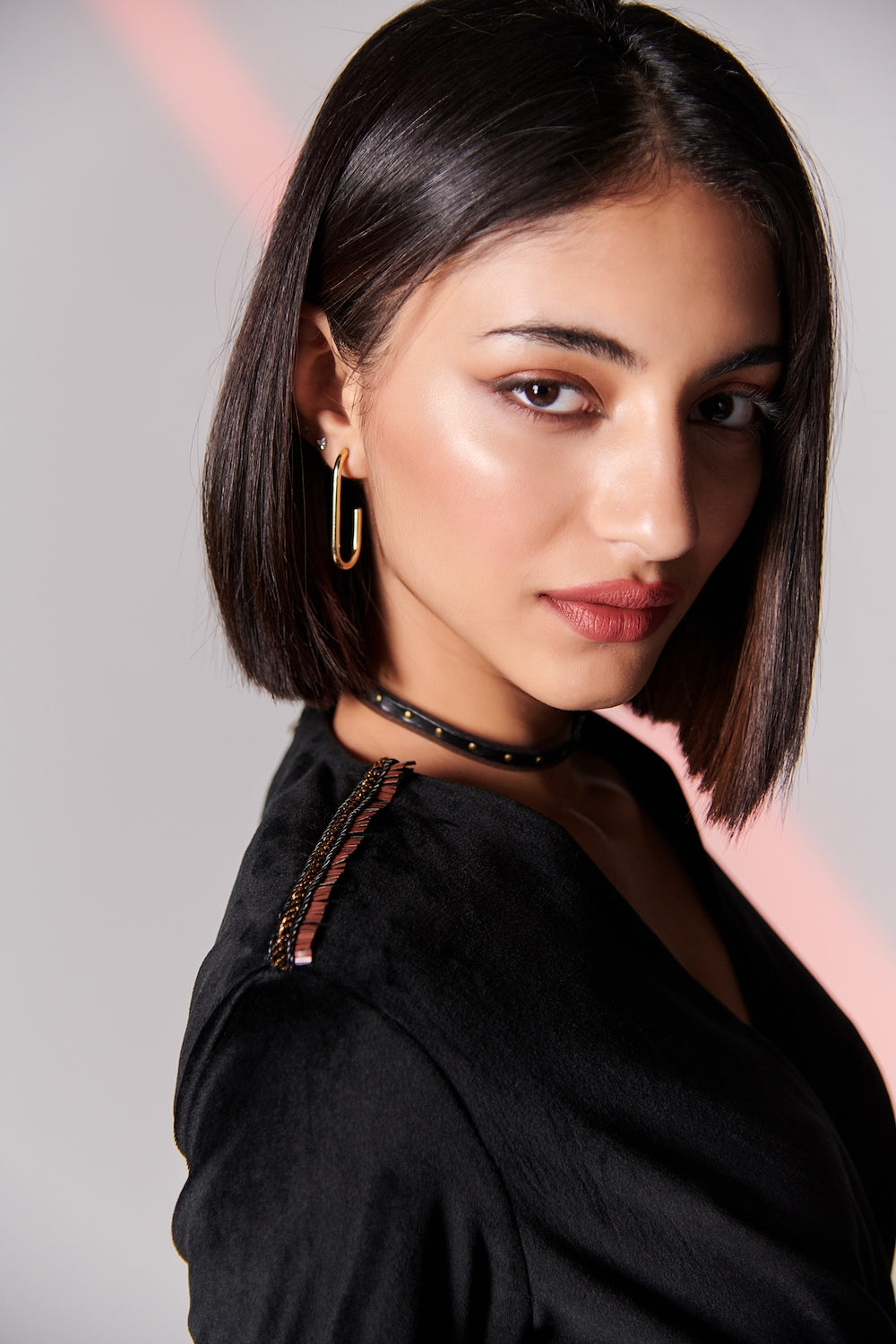 Black Wrap Around Top