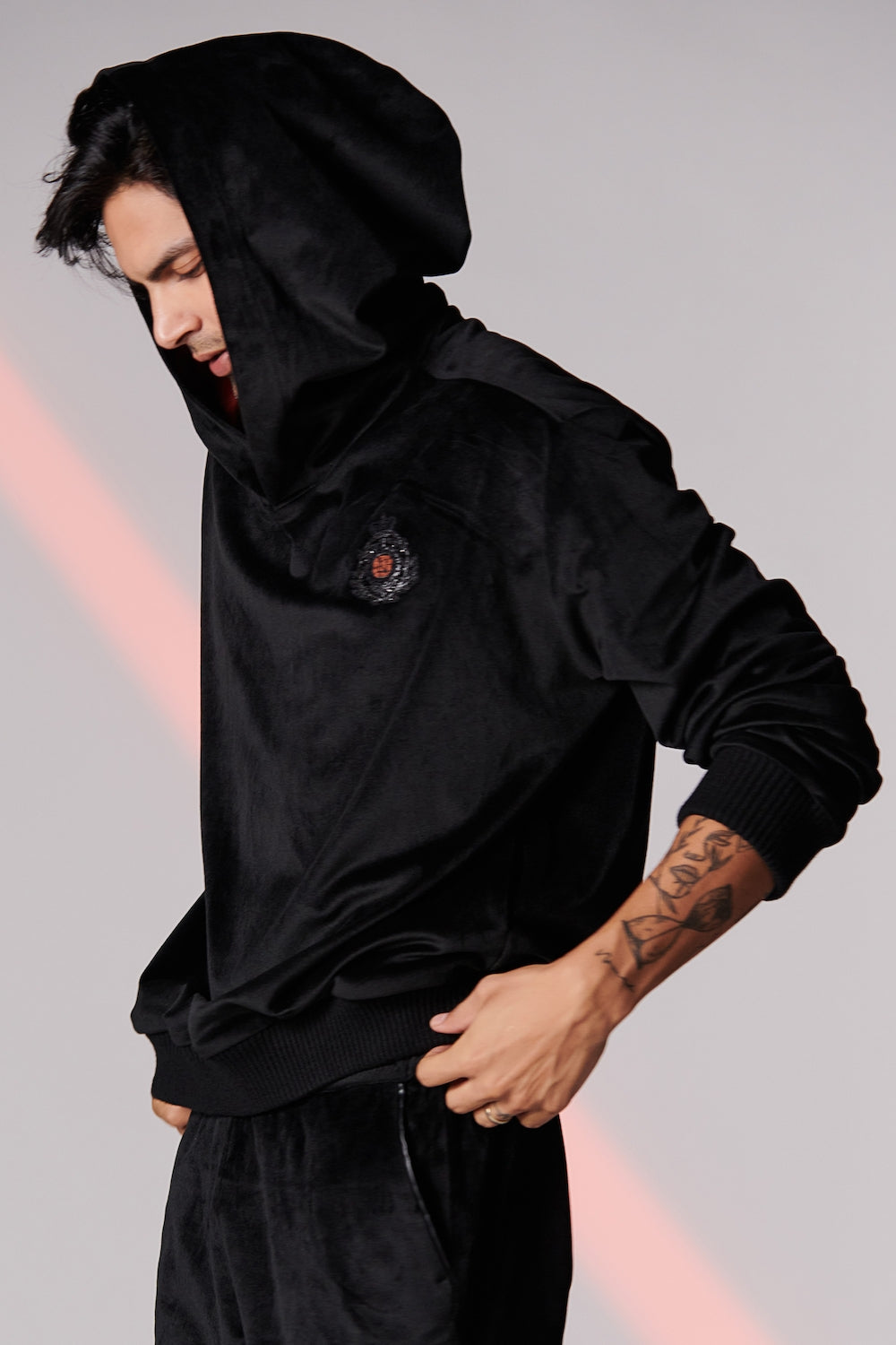 Crested Hooded Sweatshirt