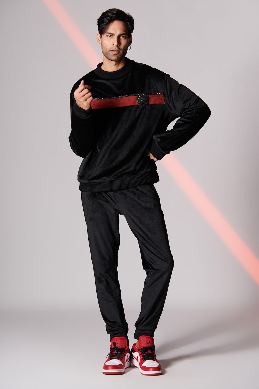 Black Crested Hoodie