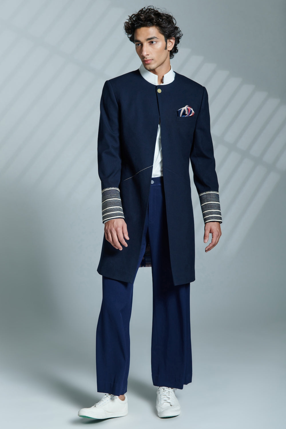 One Button Open Sherwani