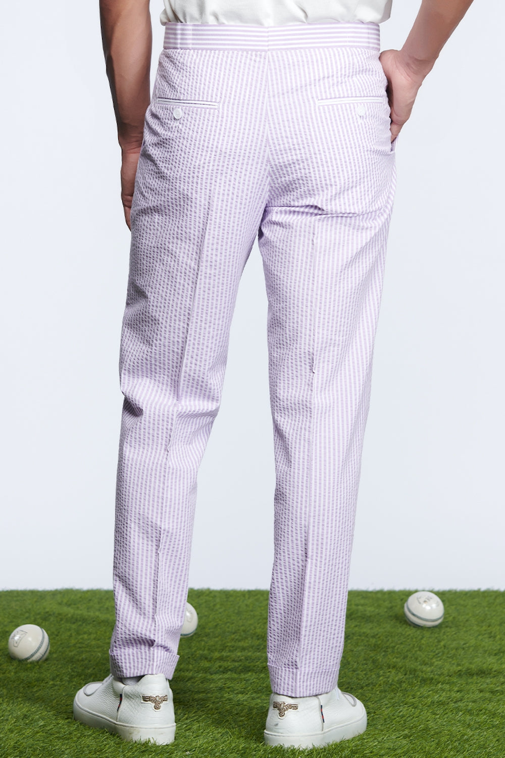 SNCC Pink Seersucker Trouser