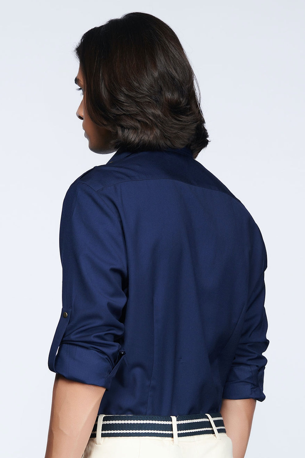 Navy Slim Fit Shirt