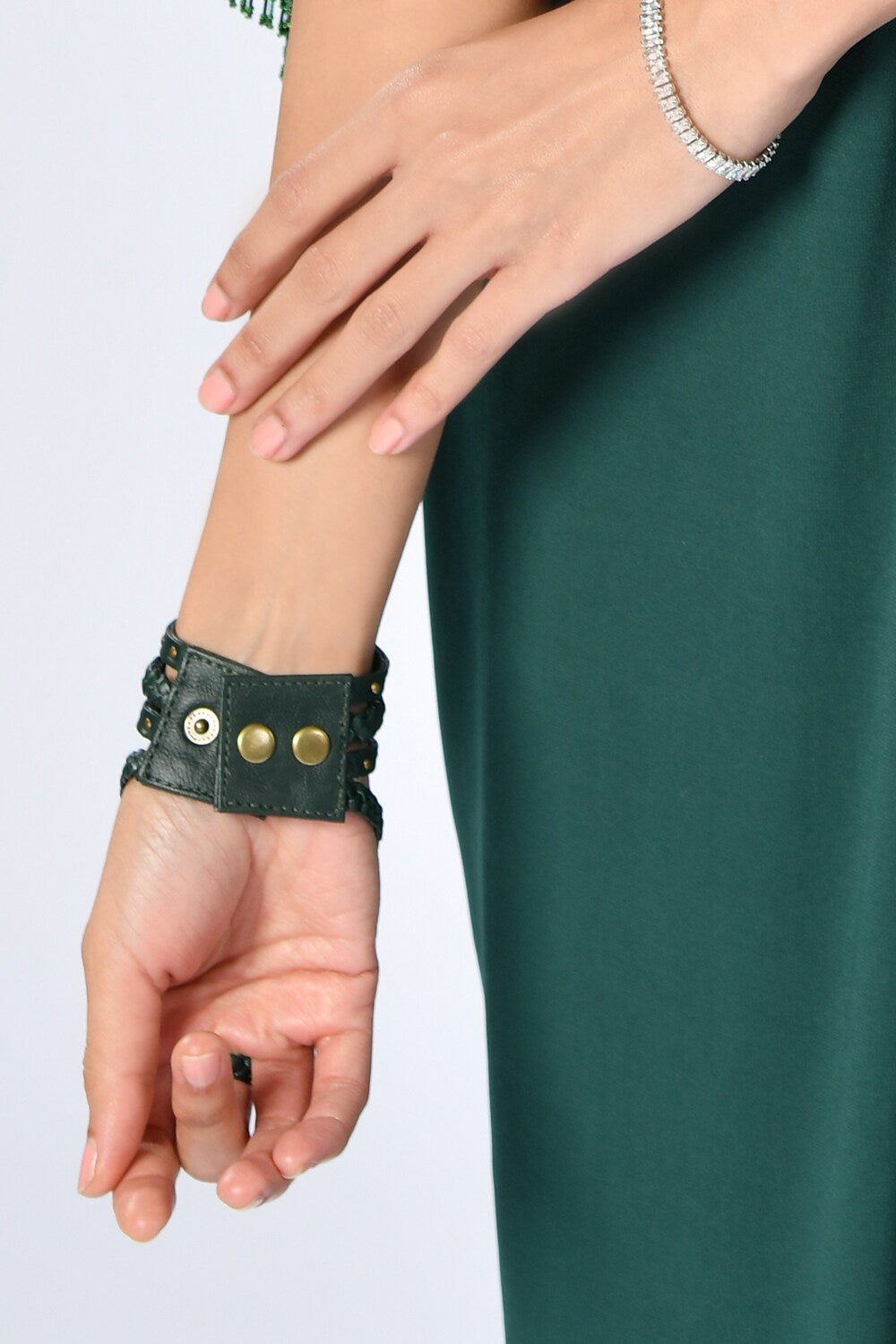 Emerald Green Bracelet Glove