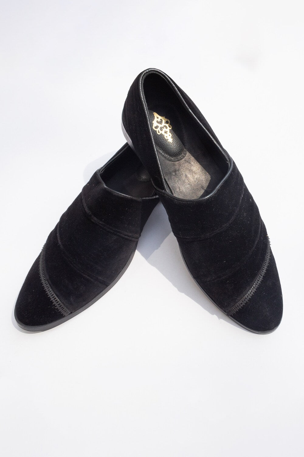 Black Velvet Shoes