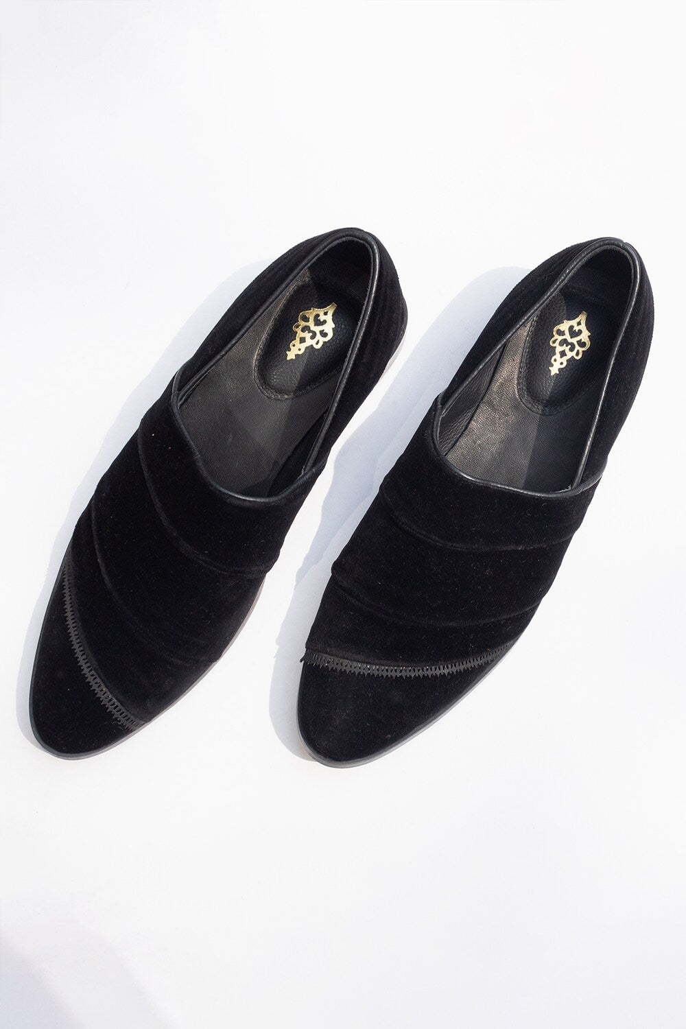 Black Velvet Shoes