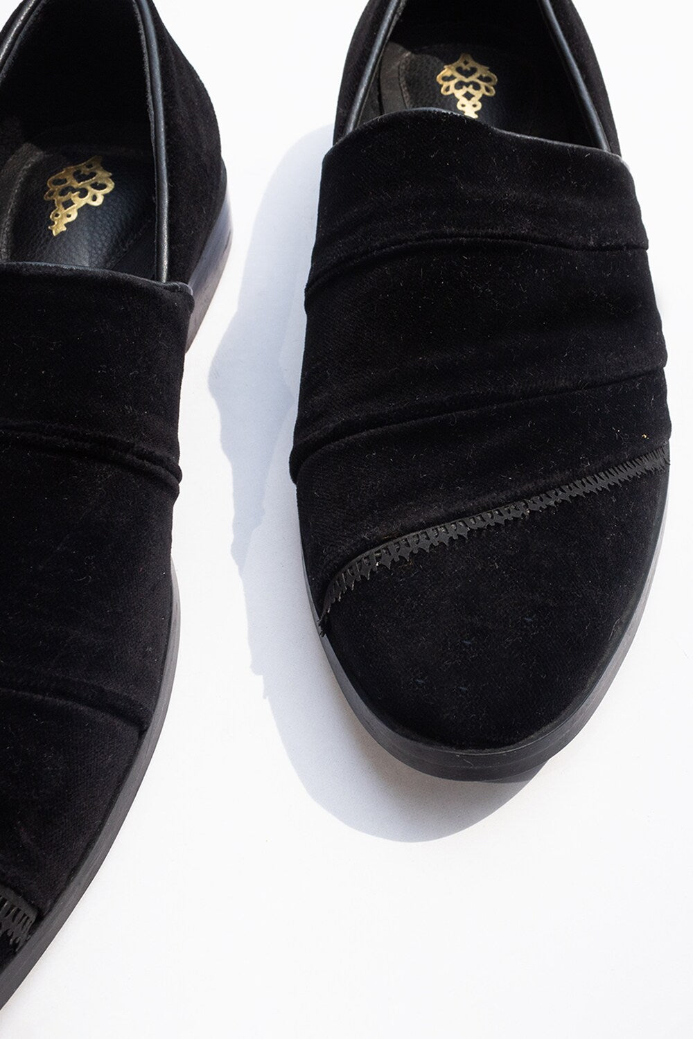 Black Velvet Shoes