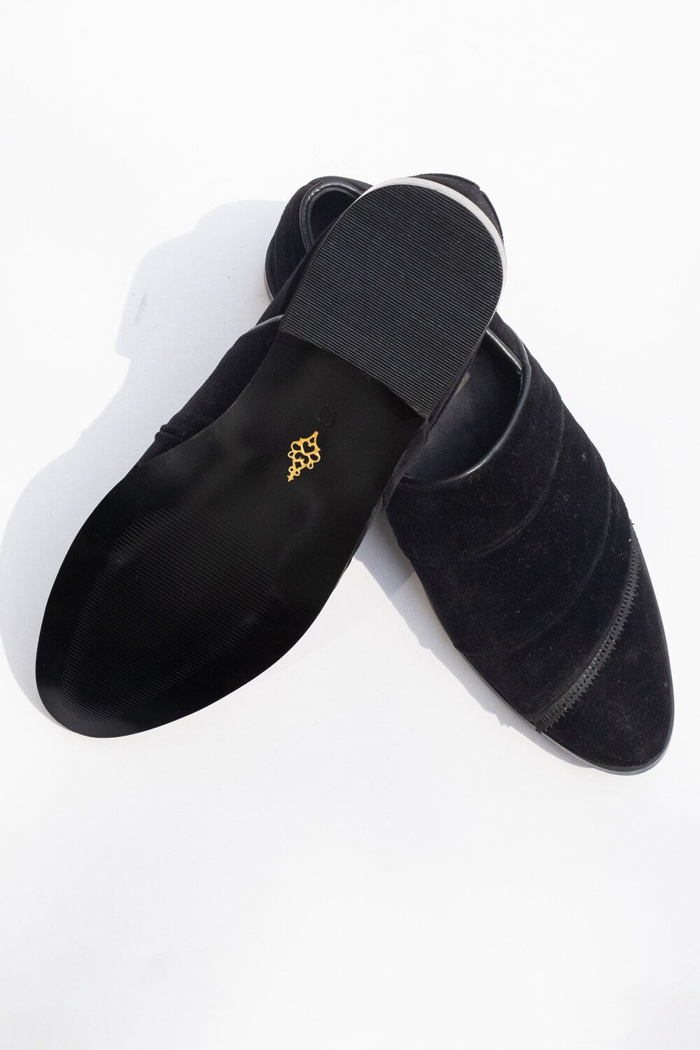 Black Velvet Shoes