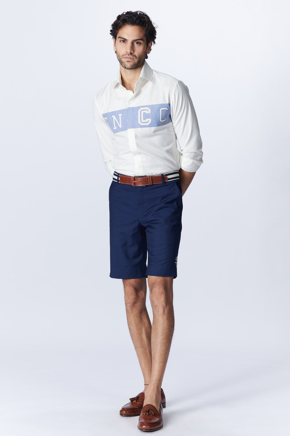 SNCC Navy Shorts with Crest