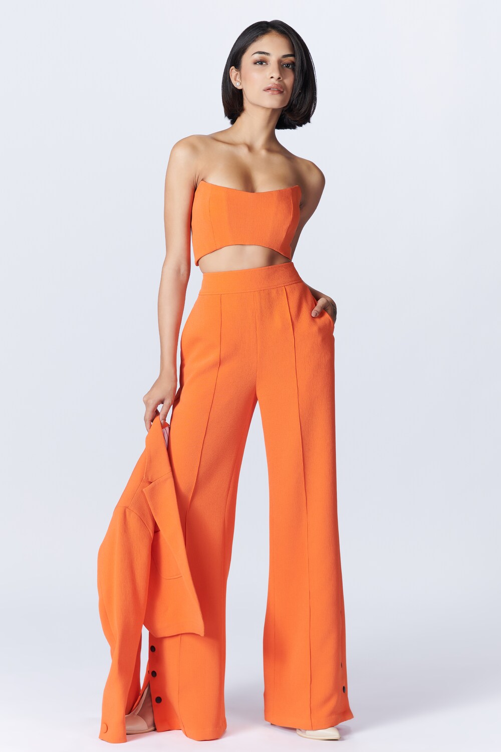 Aditi Rao Hydari In SNCC Orange Bustier