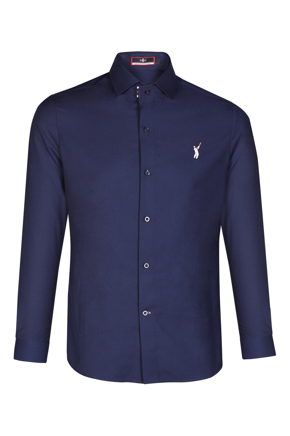 SNCC Navy Shirt with Batsman Logo