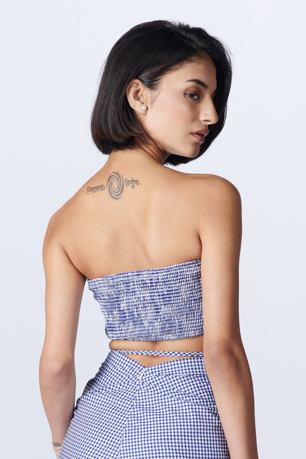SNCC Plaid Bustier
