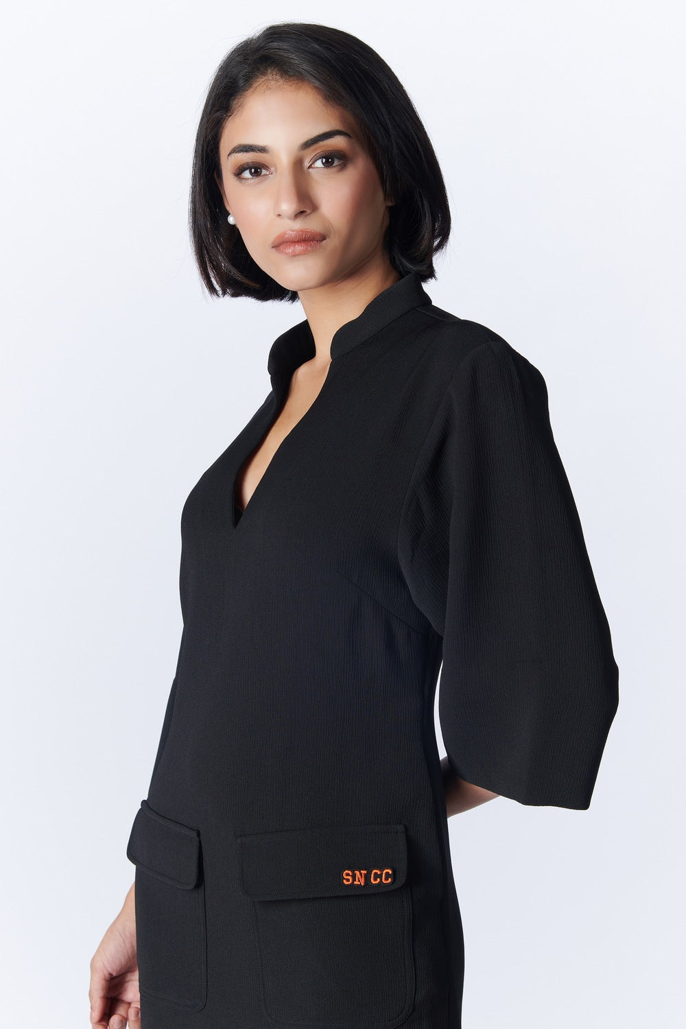 Alaya F in SNCC Black Tank Mexi dress