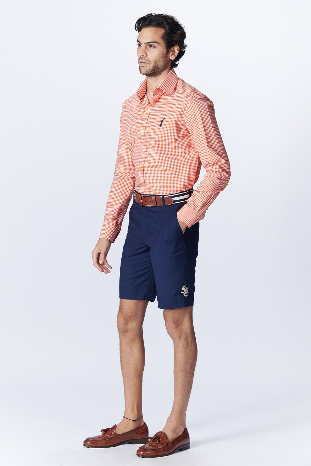 SNCC Plaid Slim Fit Shirt
