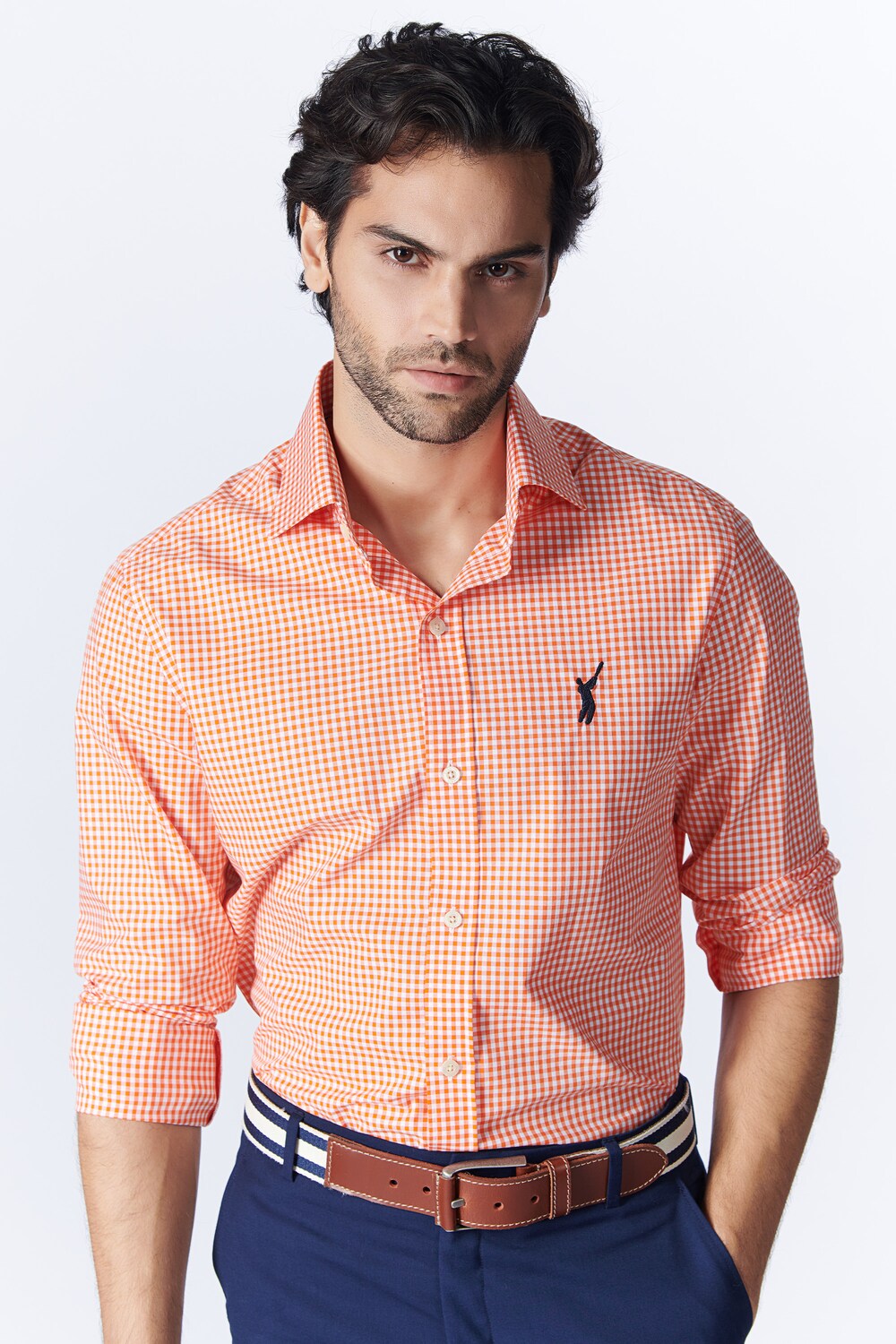 SNCC Plaid Slim Fit Shirt