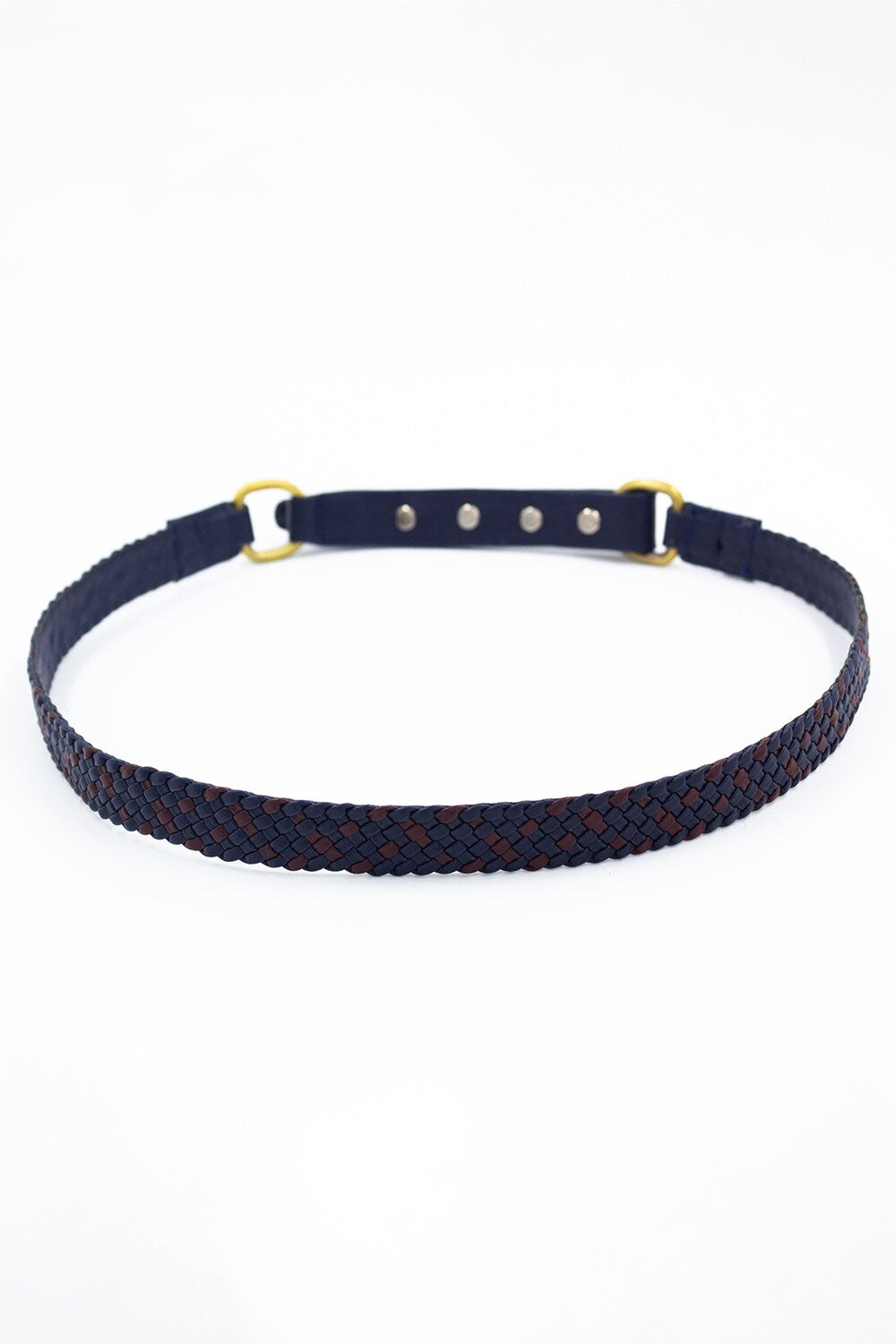 Colour Block Weave Belt