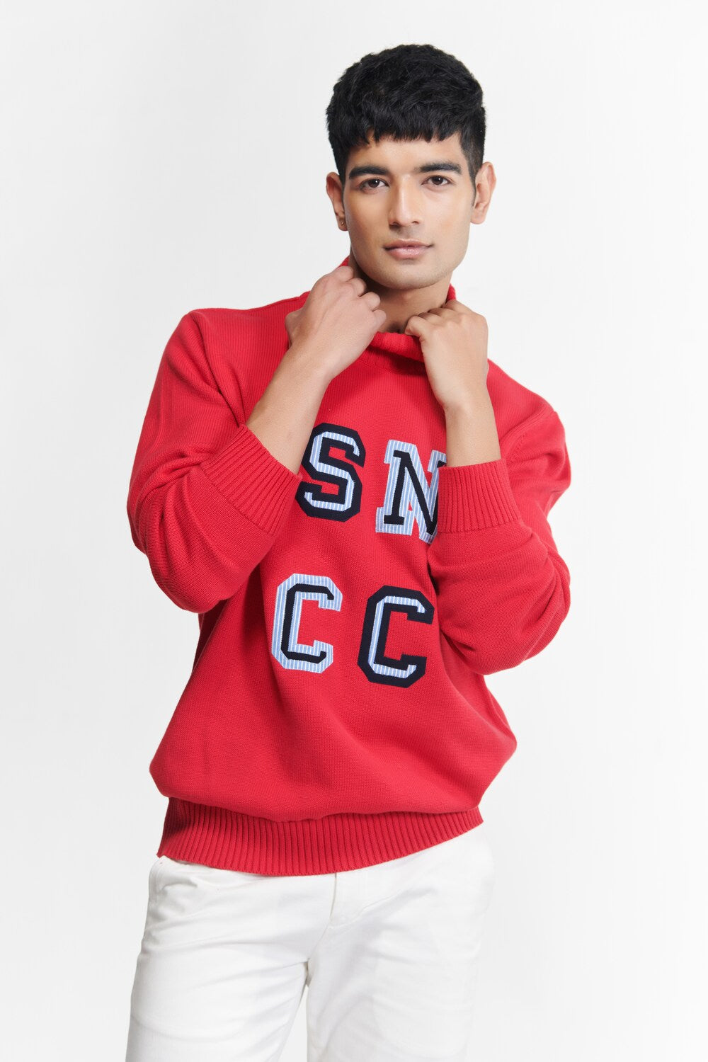 SNCC Red Patch Logo Sweater