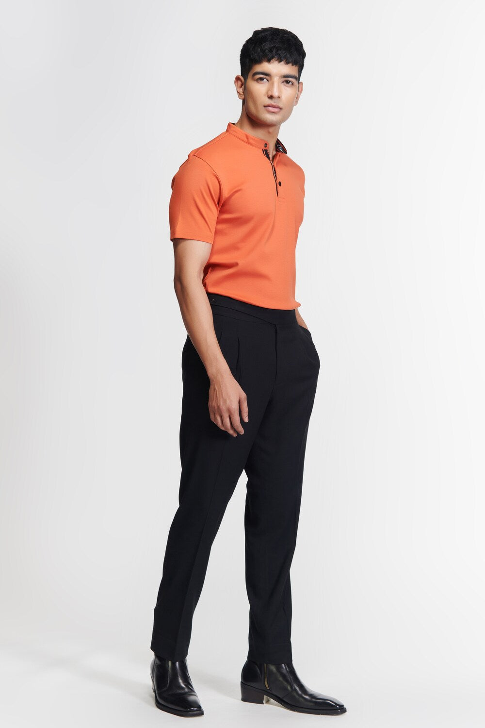 Orange Signature Taping T-shirt