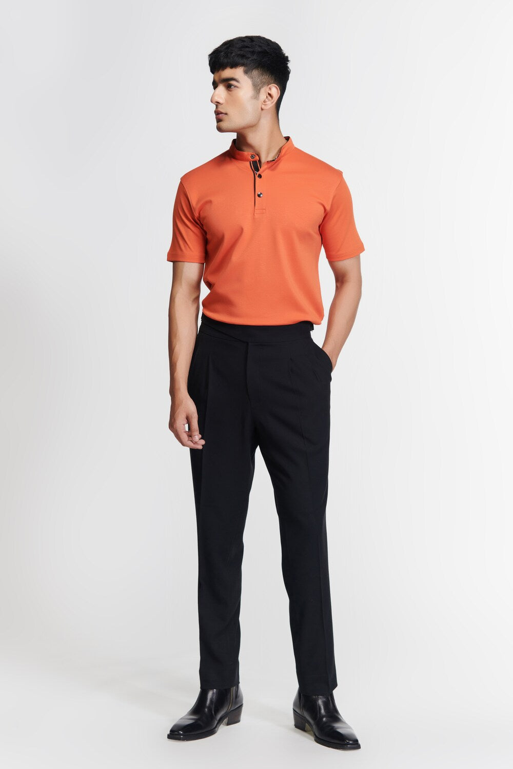 Orange Signature Taping T-shirt