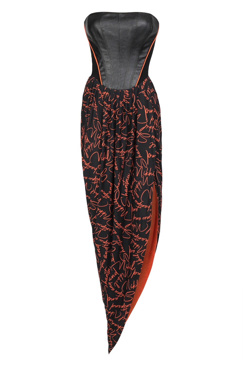 Signature Print Saree Gown