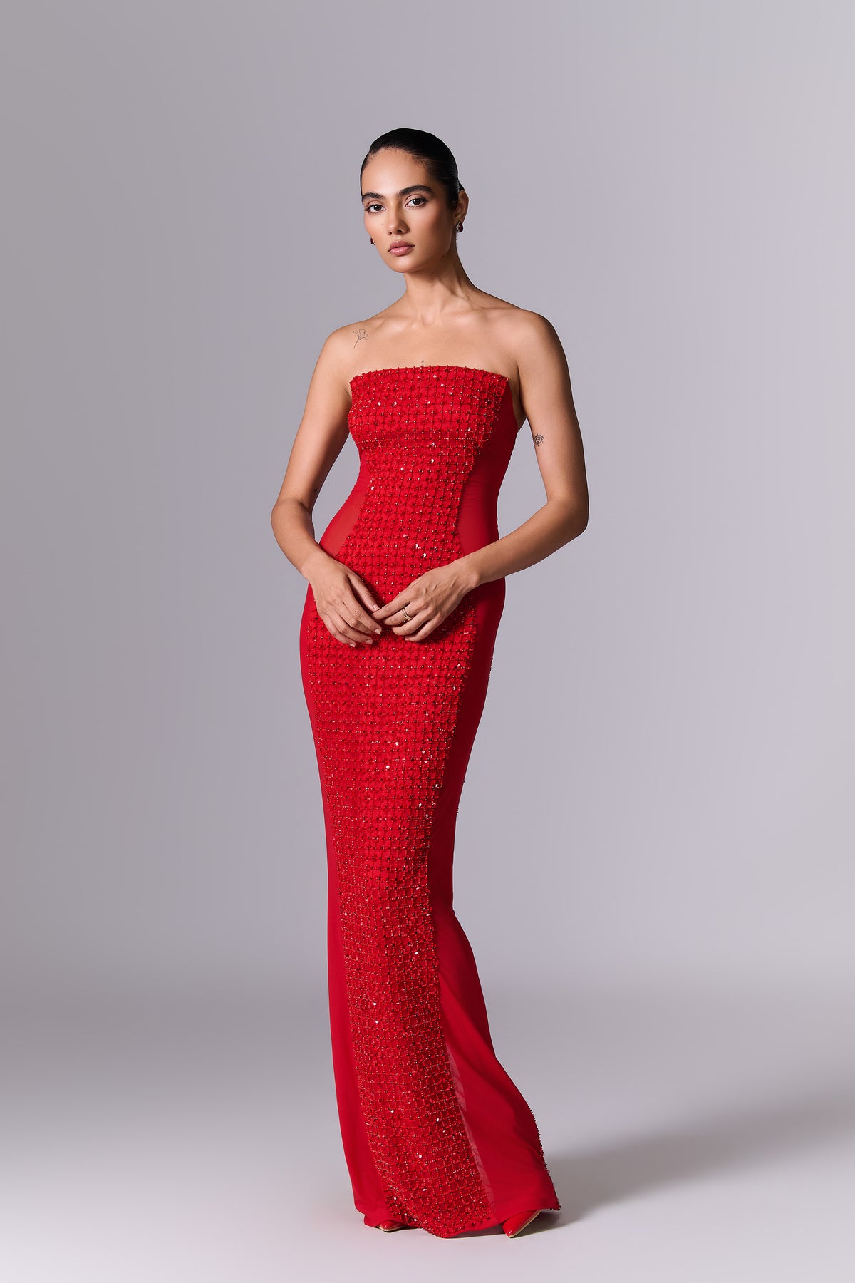 Inferno Draped Gown
