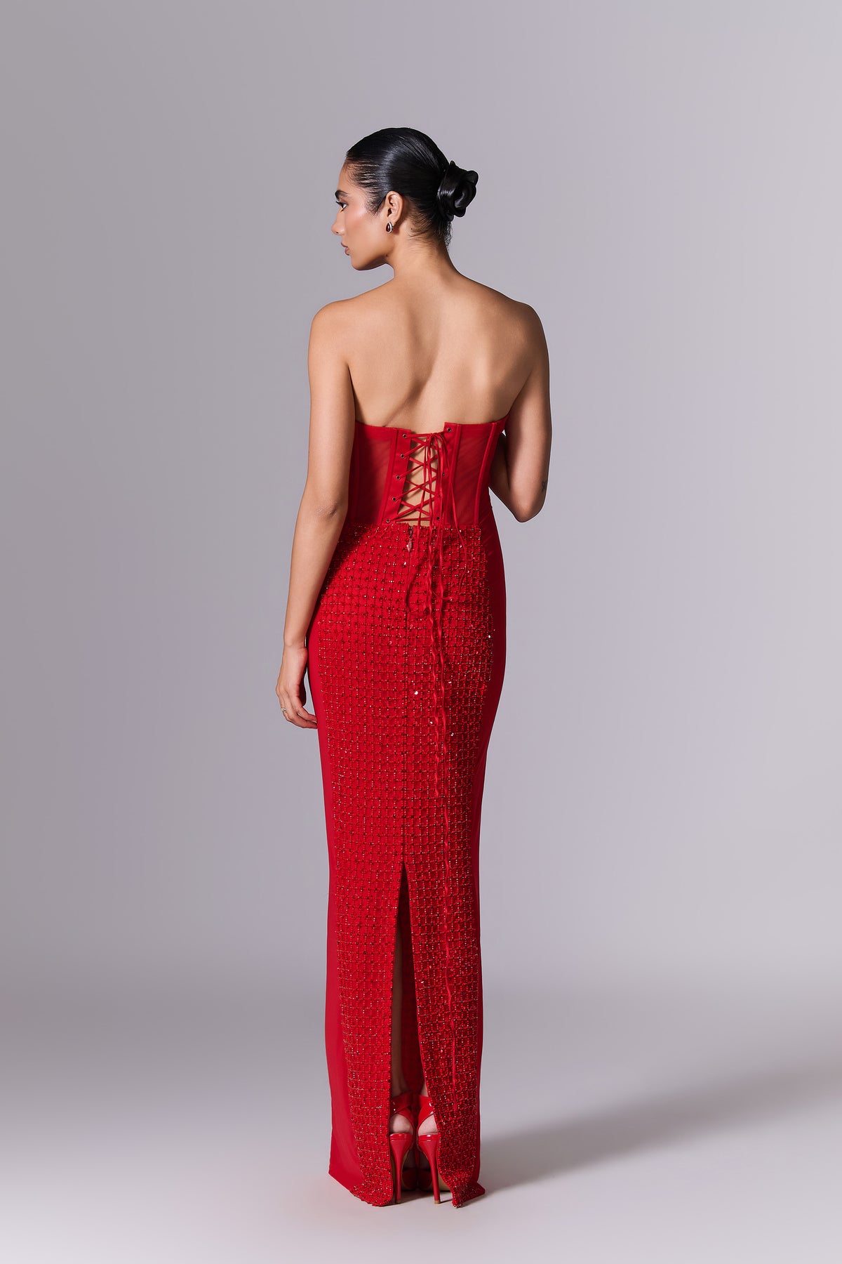 Inferno Draped Gown