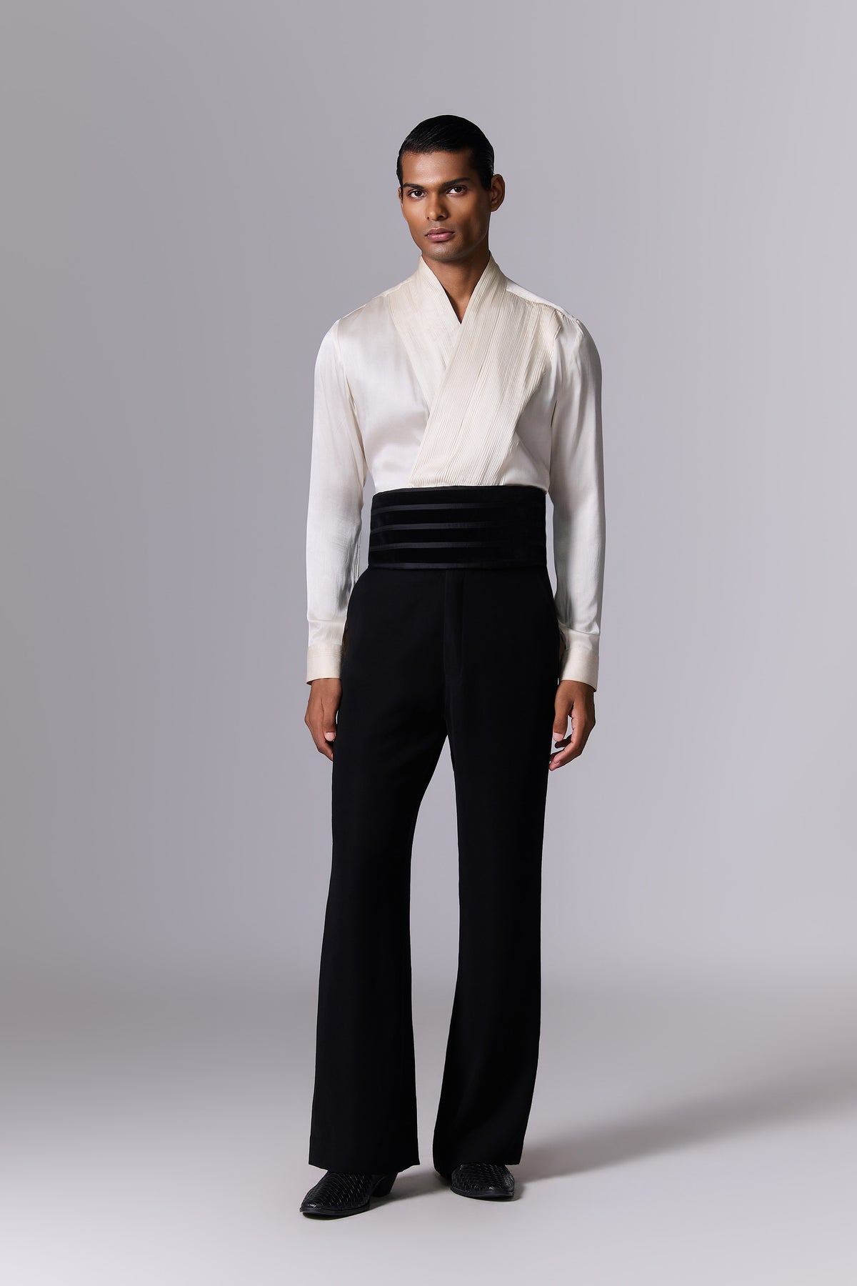 White Opal Tailored Tuxedo Set